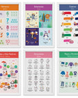 Printable SET of 18 Educational Spanish Bilingual Posters