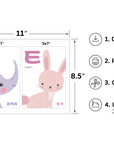 Printable Korean Animal Hangul Flashcards