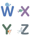 Printable Animal Alphabet Number Posters Bundle