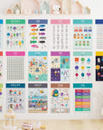 Printable SET of 17 Educational Bilingual Posters