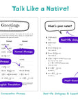 Printable K-Talk Fun Practical Korean Workbook for K-Fans