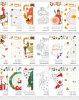 Printable Korean-English Holiday Activity Workbook for Kids