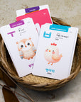 55 Korean Hangul Flashcards for Beginners: 40 Hangul+10 Numbers+10 Colors