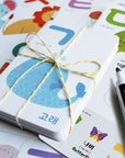 40 Korean Dry Erase Flashcards – Gift Box
