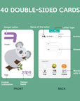 40 Korean Dry Erase Flashcards – Gift Box