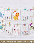 Printable Korean Hangul Flashcards Comprehensive Set