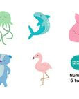 Printable Animal Number Flashcards