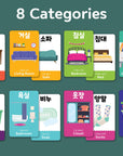 96 Korean Vocabulary Flashcards – Things Around the House