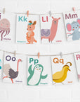 Printable Animal Alphabet ABC Flashcards