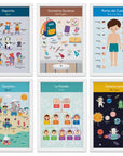 Printable SET of 18 Educational Spanish Bilingual Posters