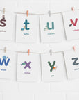 Printable Animal Alphabet Flashcards-Lowercase
