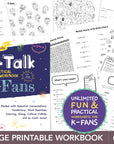 Printable K-Talk Fun Practical Korean Workbook for K-Fans