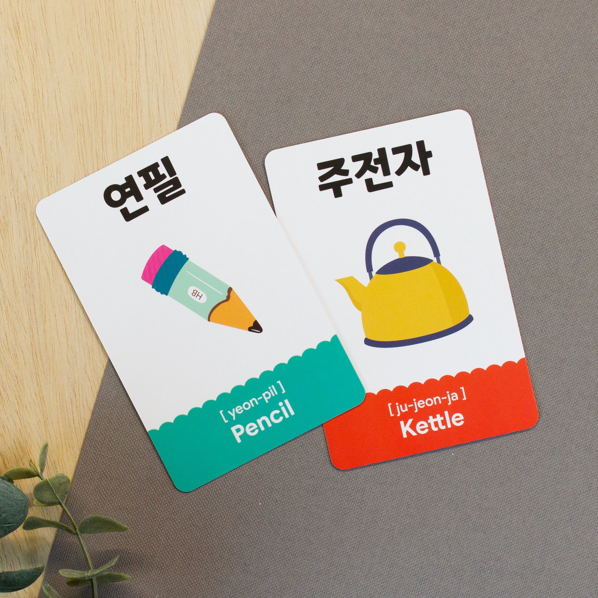 96 Korean Vocabulary Flashcards – Things Around the House
