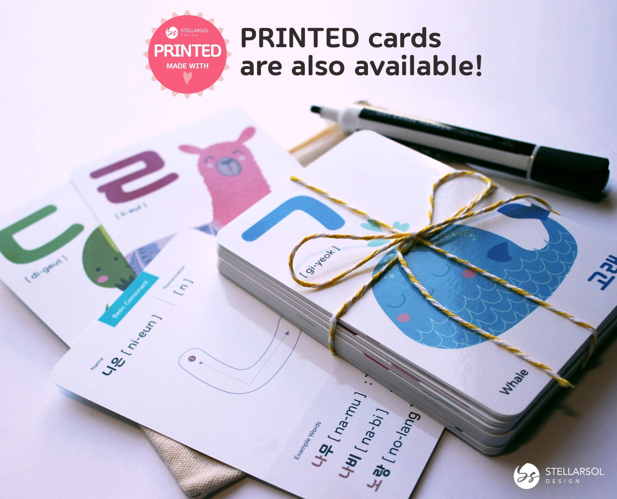 Printable Korean Hangul Flashcards Comprehensive Set
